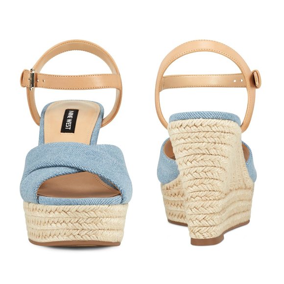 Nine West Dane Espadrille Wedge Sandals - Picture 5 of 6